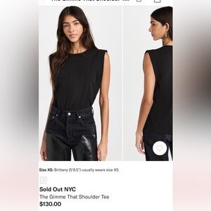 Sold out NYC Gimmie That Shoulder Top